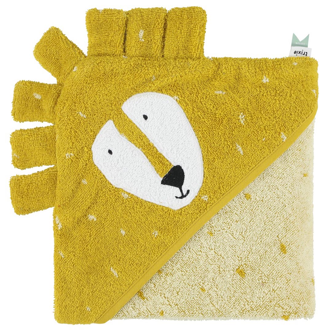 Hooded towel - Mr. Lion