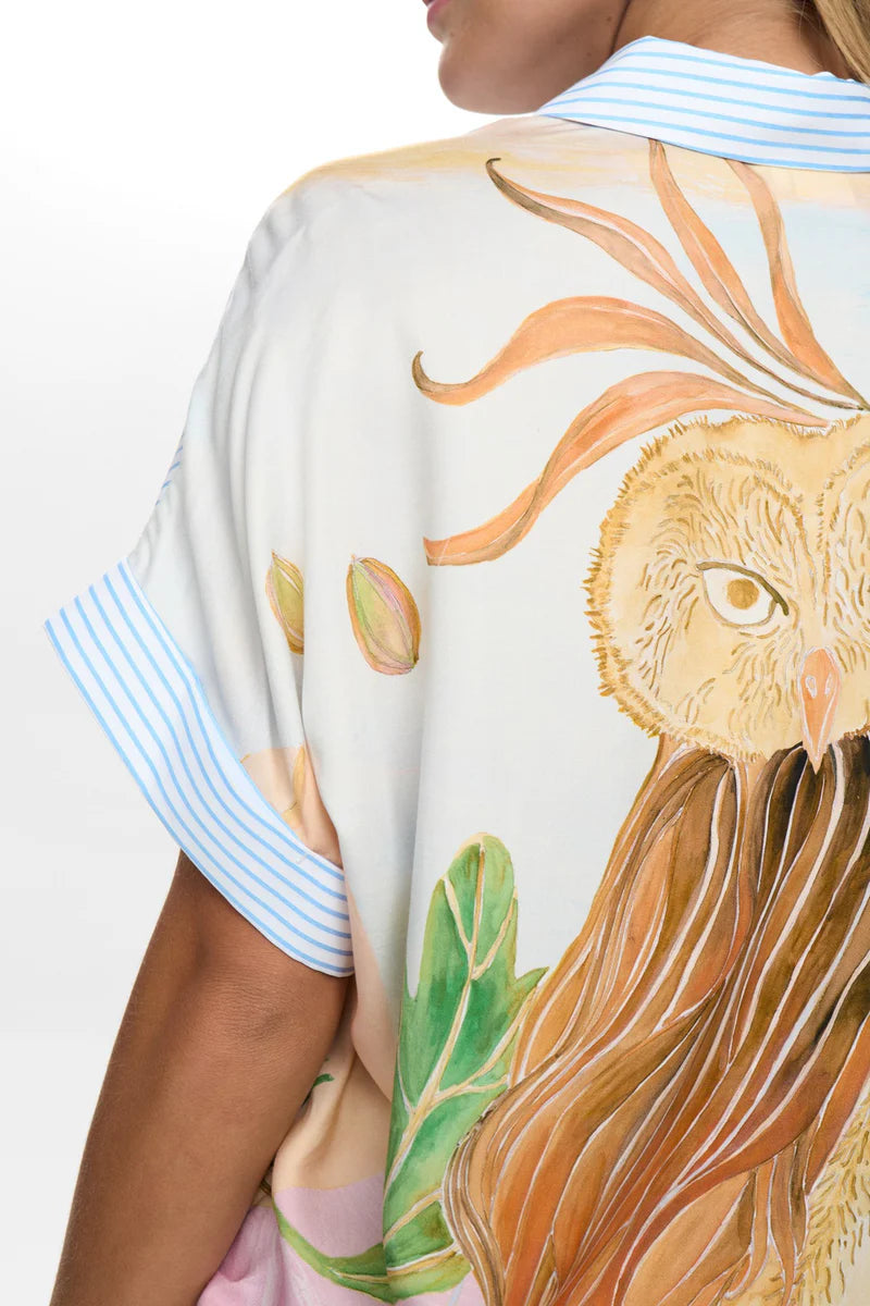 Nuashley Embroidery Shirt