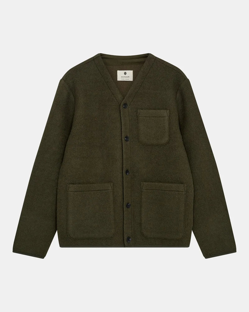Aksigurd Boiled Wool Overshirt
