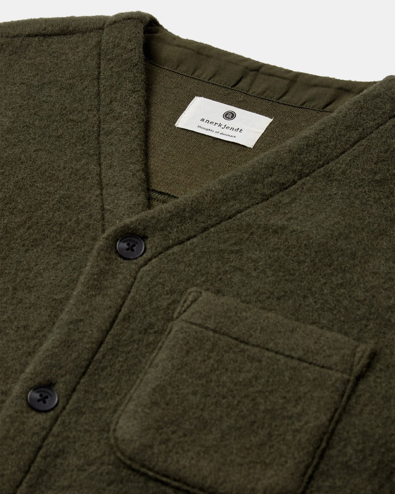 Aksigurd Boiled Wool Overshirt