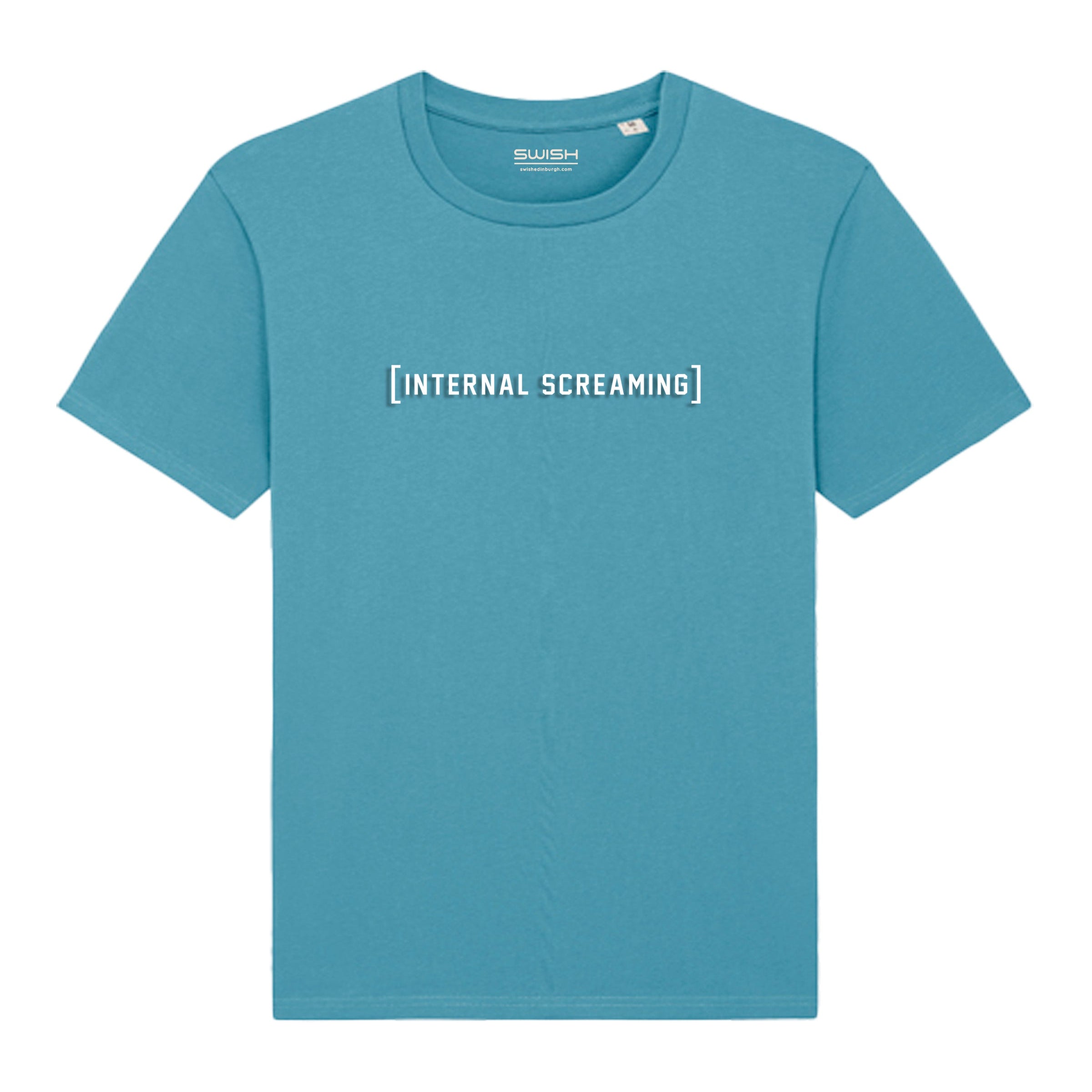 Unisex Organic Internal Screaming Text T-Shirt