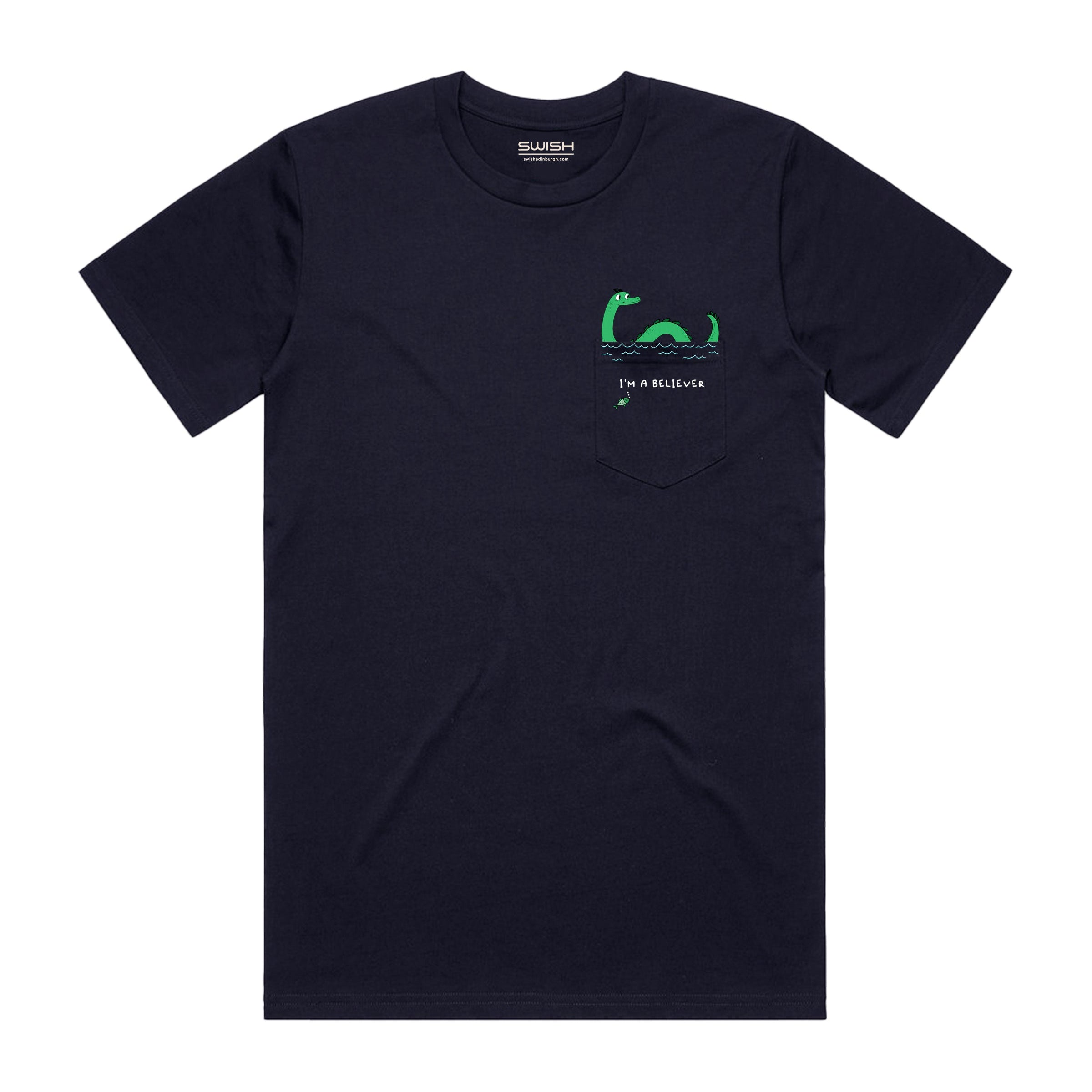 Nessie Believe Pocket T-shirt