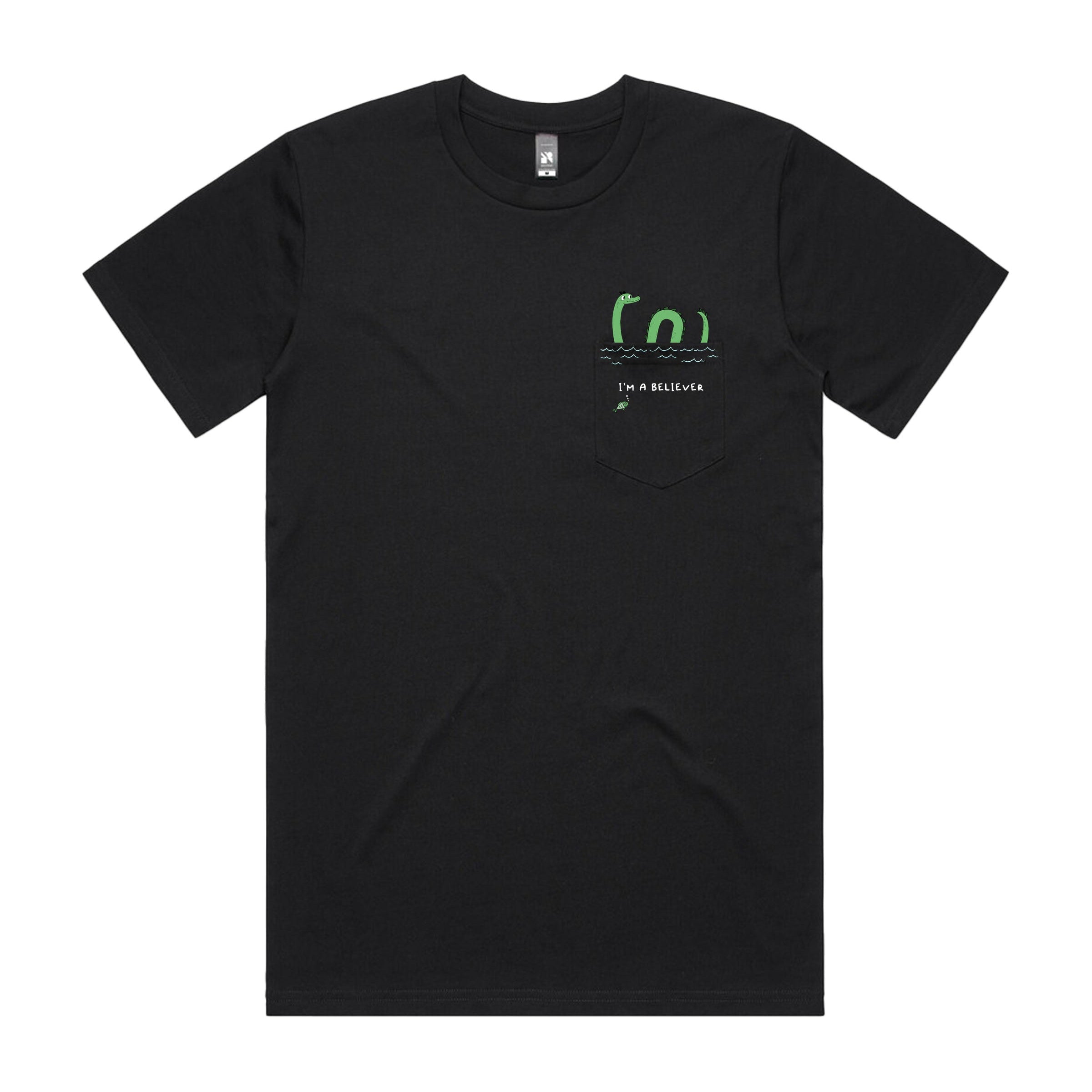 Nessie Believe Pocket T-shirt