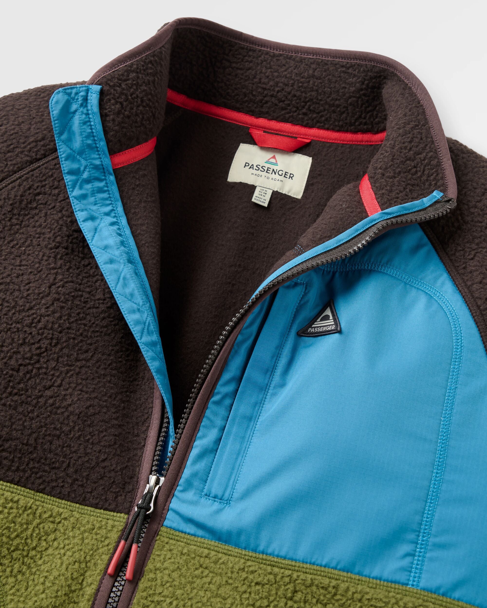 Offgrid Recycled Full Zip Sherpa Fleece