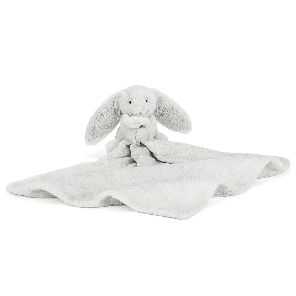 Bashful Silver Bunny Ring Rattle