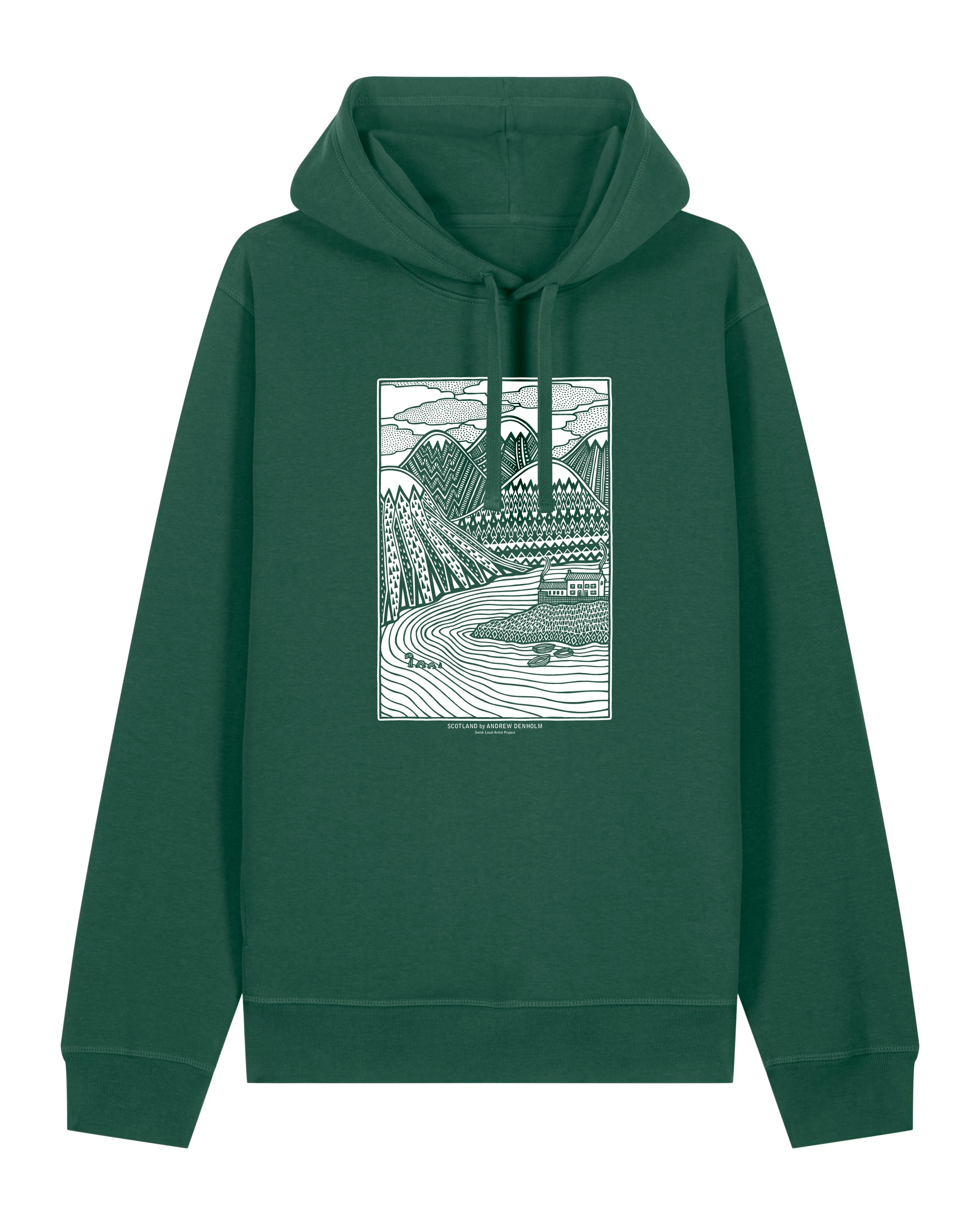 Unisex Organic Scotland Hoodie