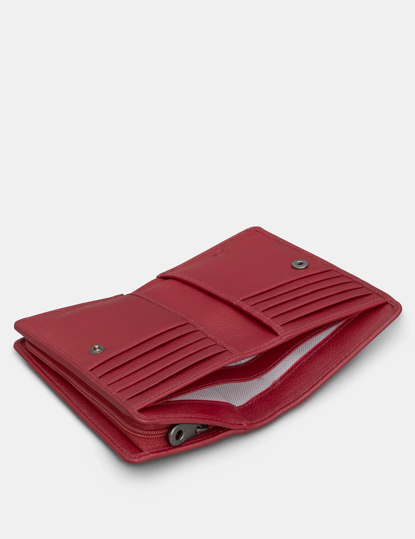 Cherry Red Bookworm Zip Around Purse