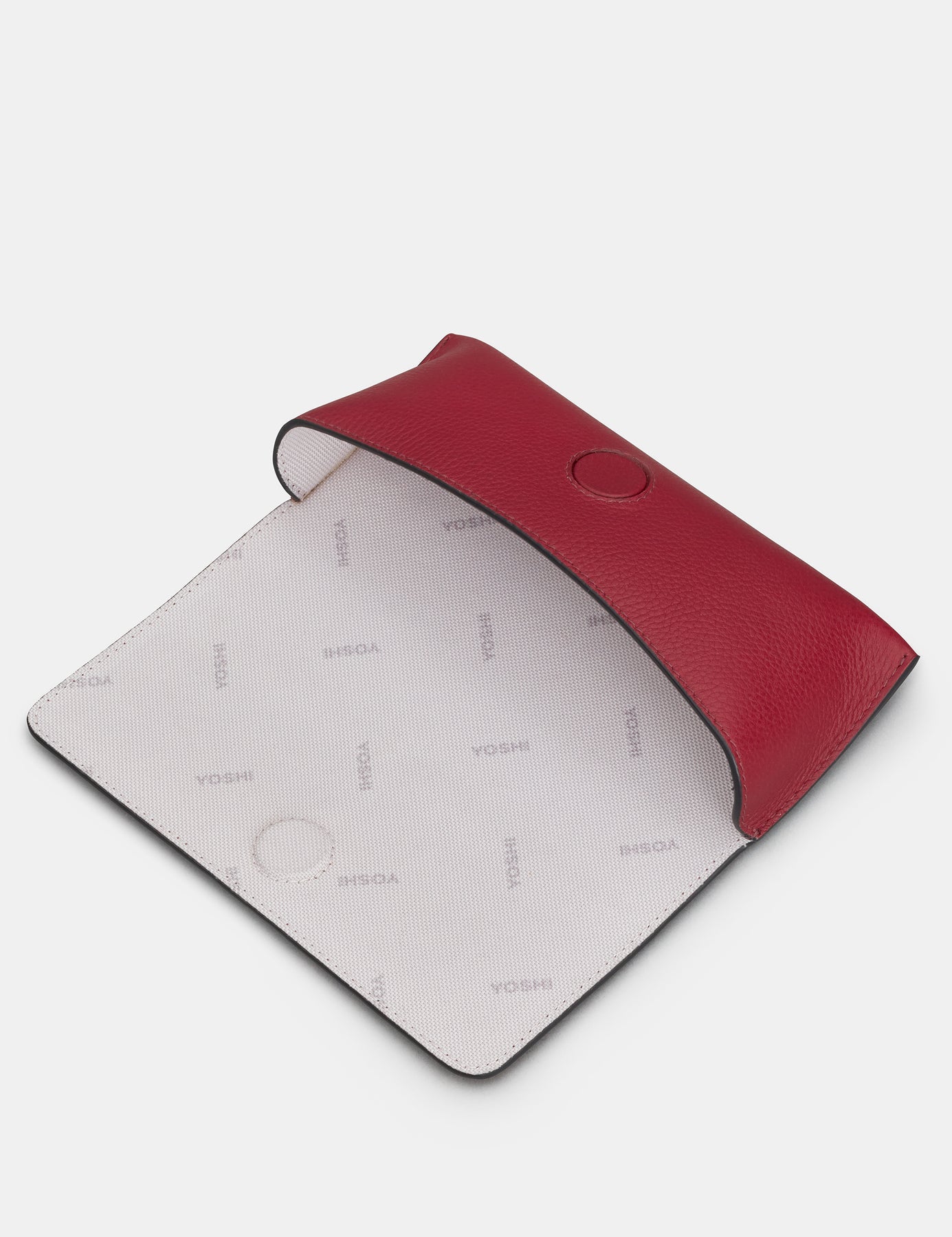 Cherry Red Flap Over Glasses Case