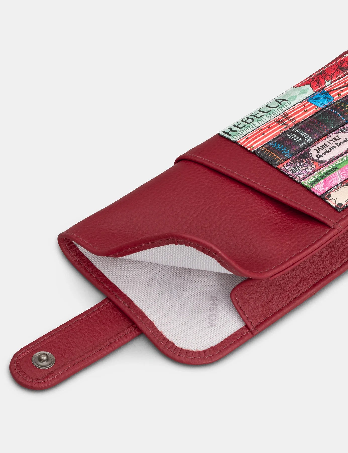 Cherry Red Bookworm Glasses Case