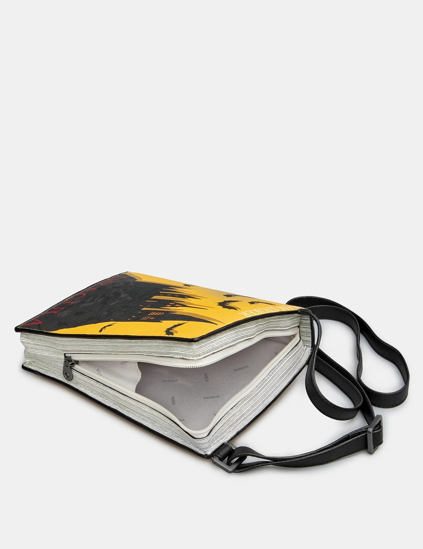 Black Dracula Vegan Cross Body Book Bag