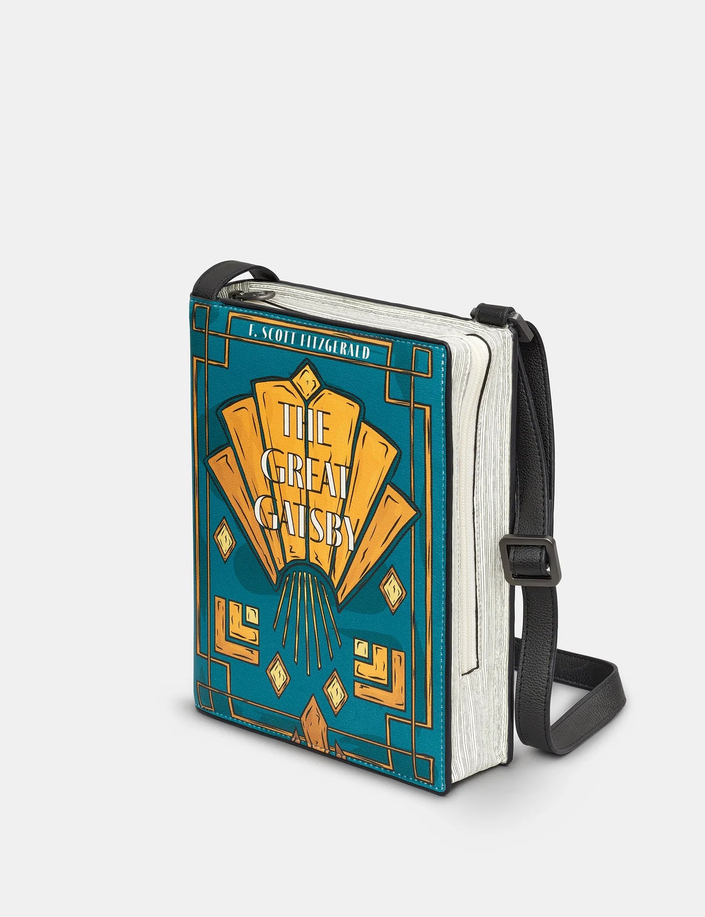 The Great Gatsby Vegan Cross Body Book Bag