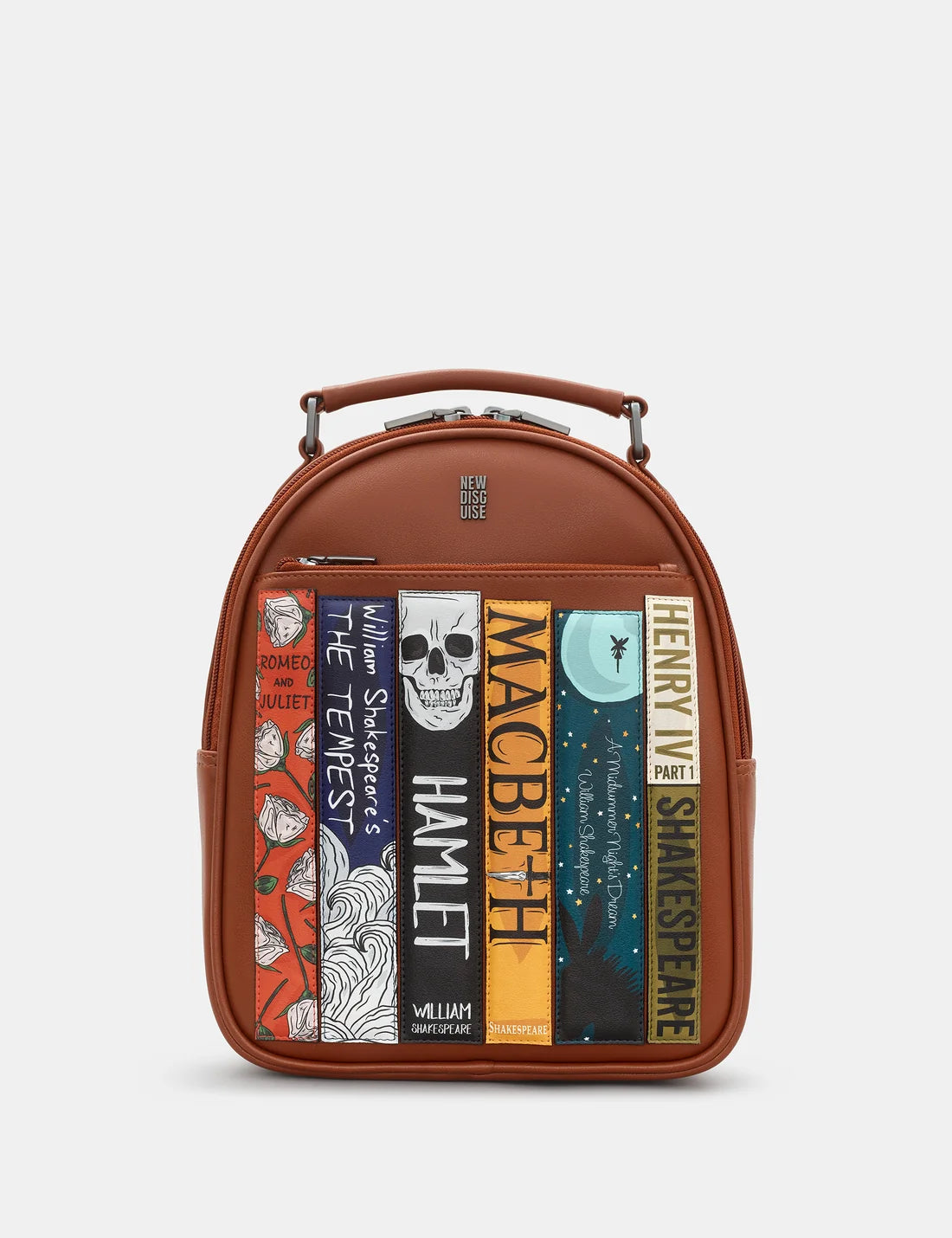 Brown Shakespeare Bookworm Backpack