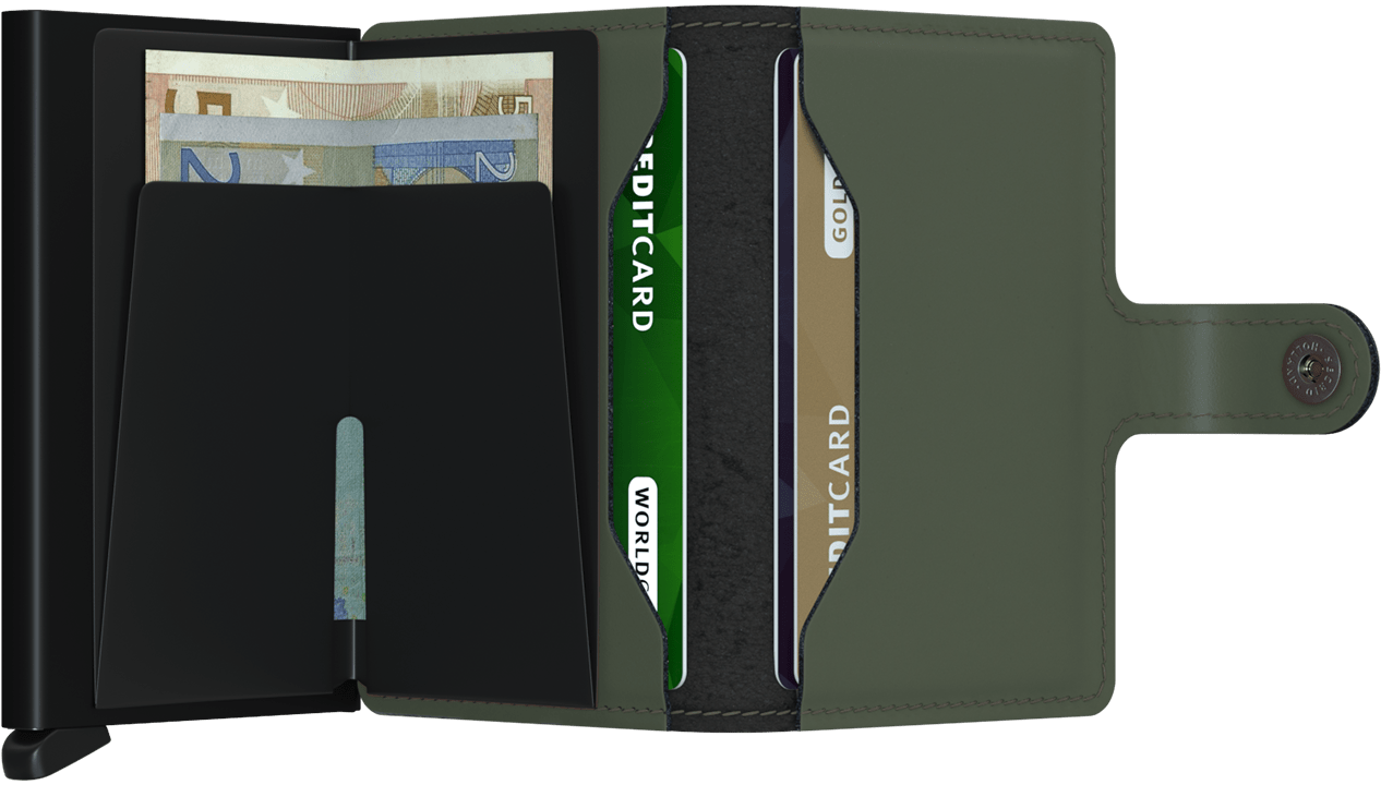 Miniwallet Matte Green-Black