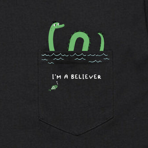 Nessie Believe Pocket T-shirt