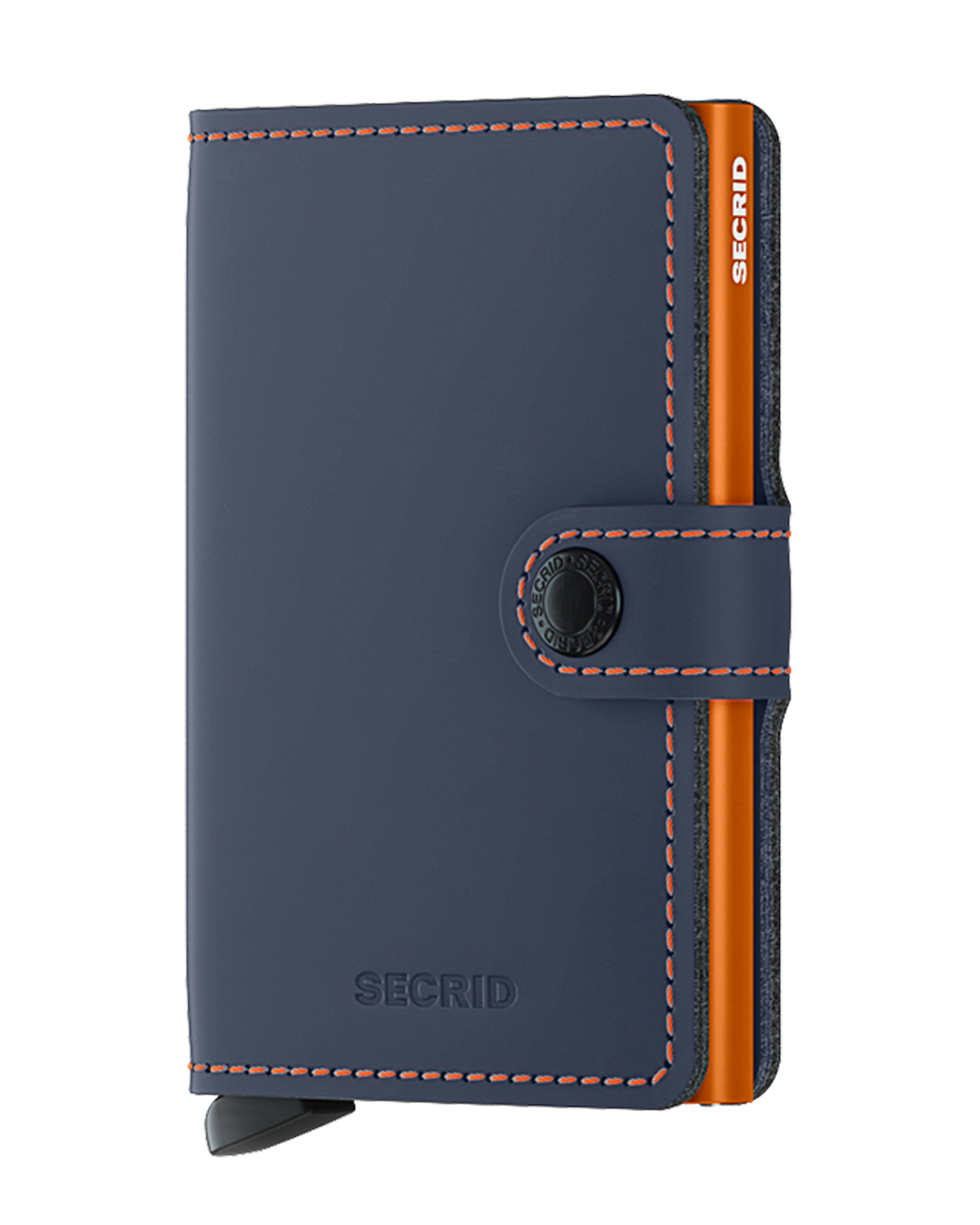 Miniwallet Matte Nightblue & Orange