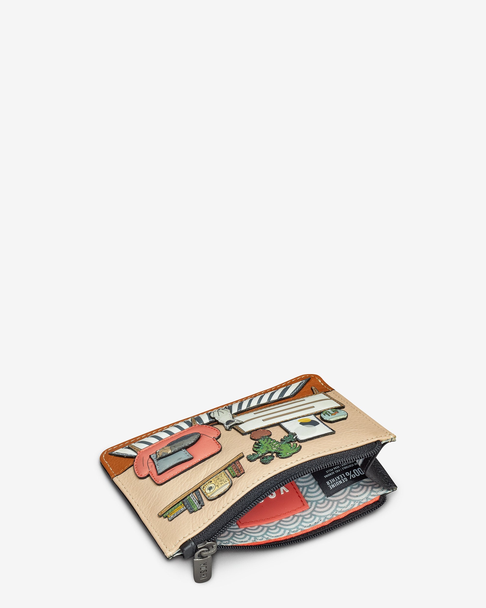 Lounge Cat Zip Top Purse