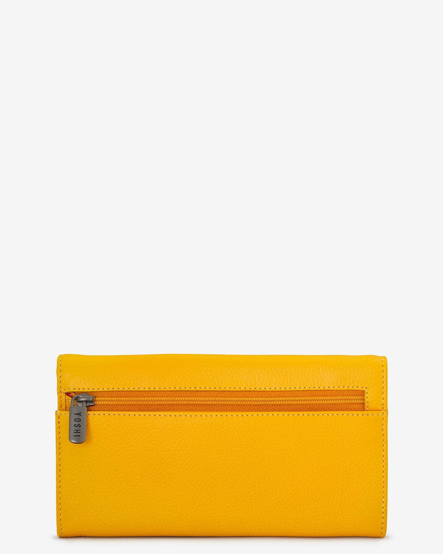 Highland Cow Flap Over Leather Purse