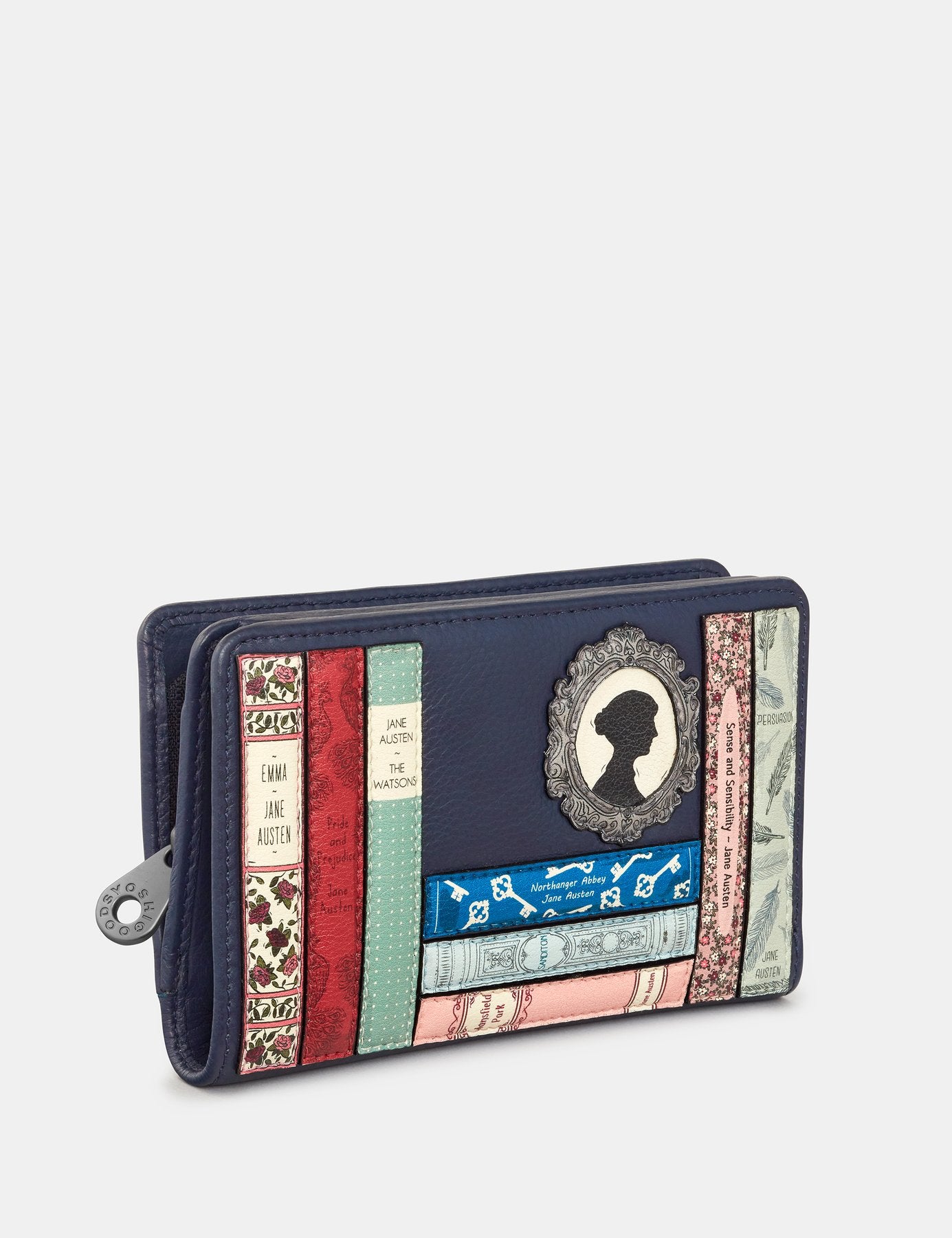 Jane Austen Bookworm Zip Around Purse