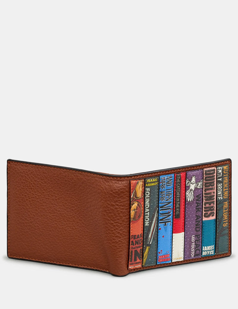 Brown Vegan Classic Bookworm Wallet