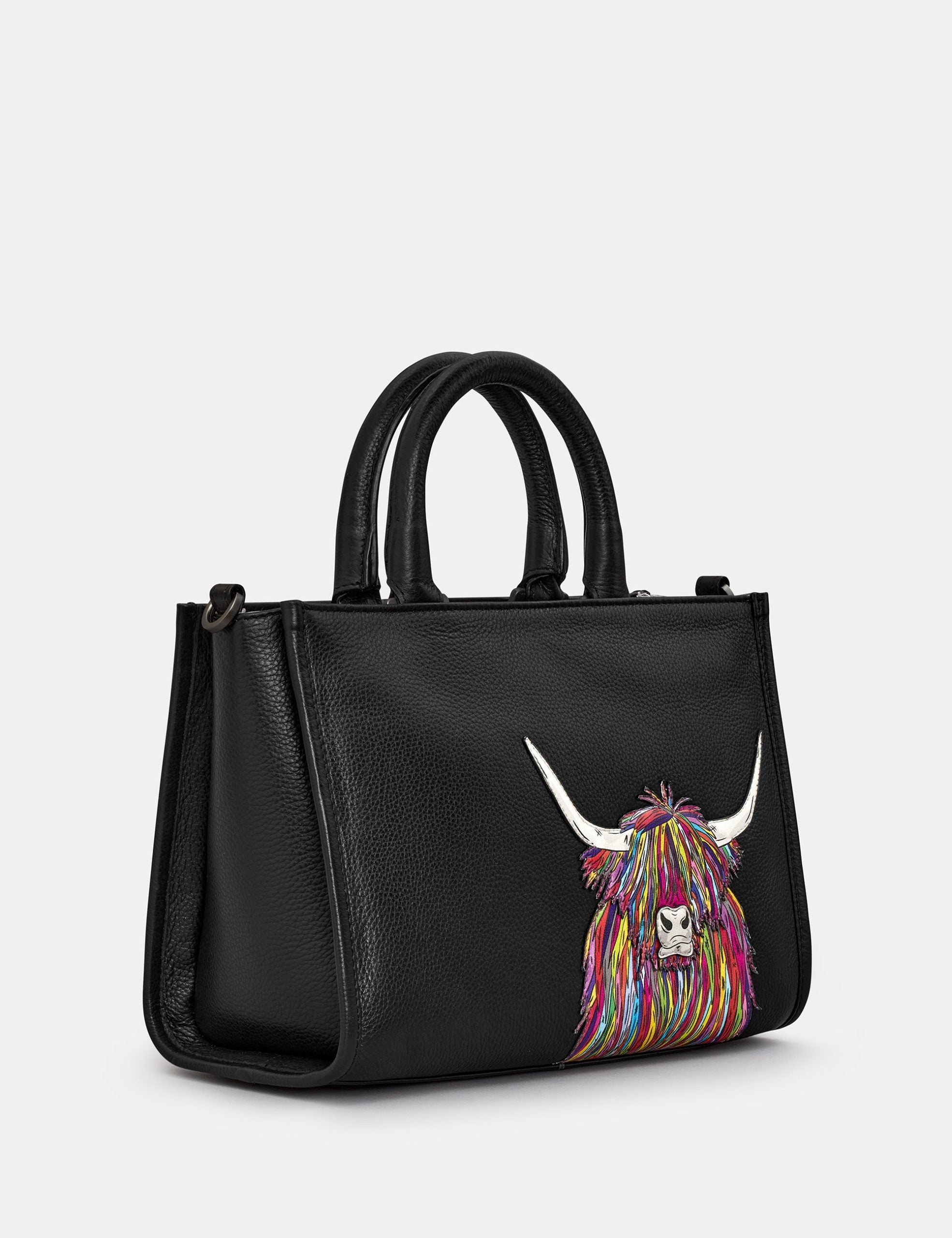 Black Rainbow Highland Cow Multiway Grab Bag