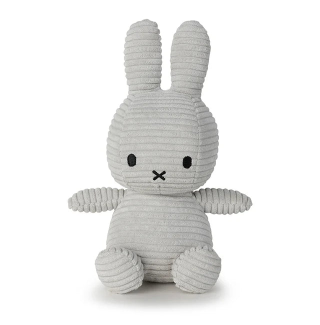 Miffy Corduroy ECO Soft Grey - 23cm