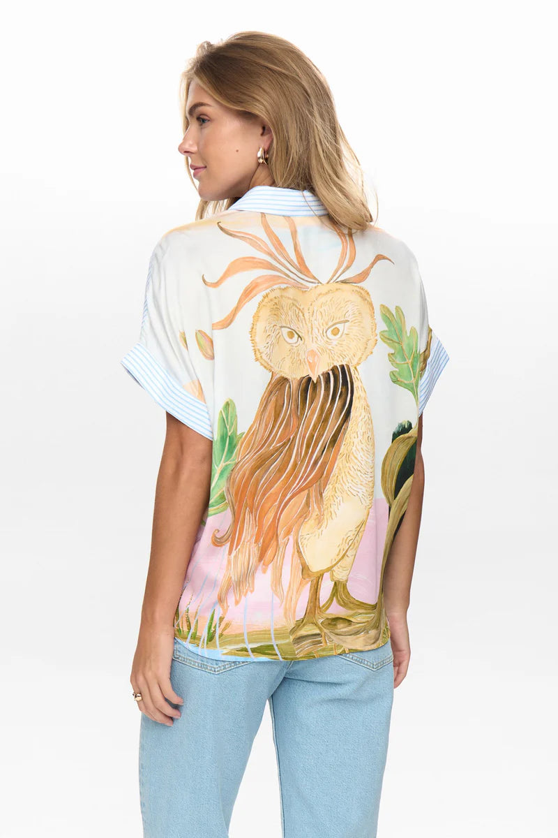 Nuashley Embroidery Shirt