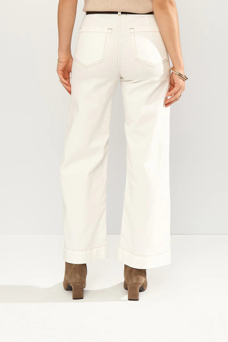 Nuparisan Cropped Twill Pants