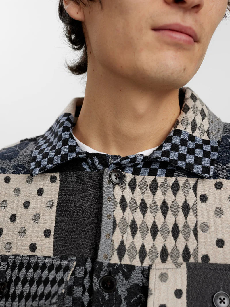 Akoscar Patchwork Overshirt