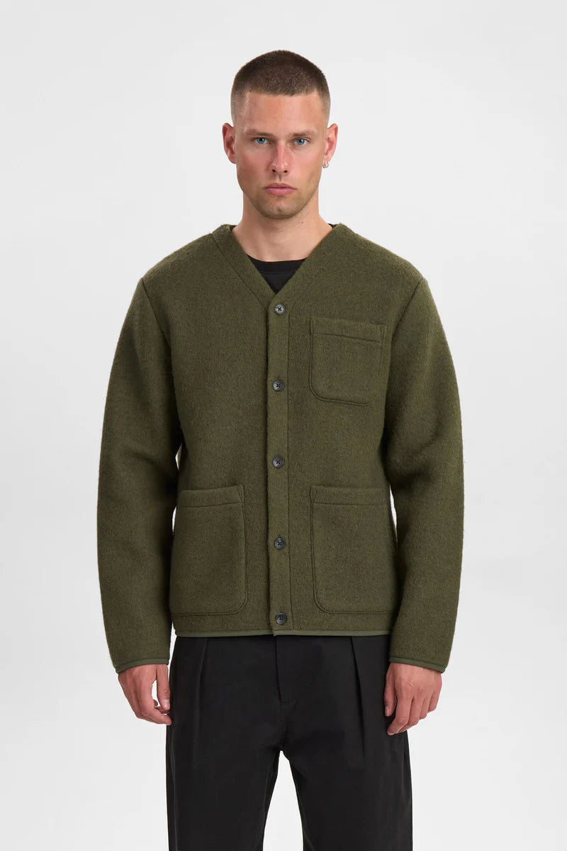 Aksigurd Boiled Wool Overshirt