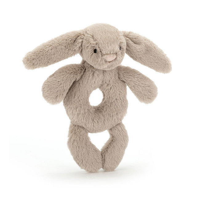 Bashful Cream Bunny Ring Rattle