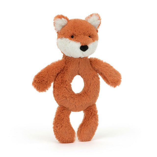 Bashful Fox Cub Ring Rattle