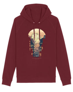 Organic City Silhouette Sider Hoodie