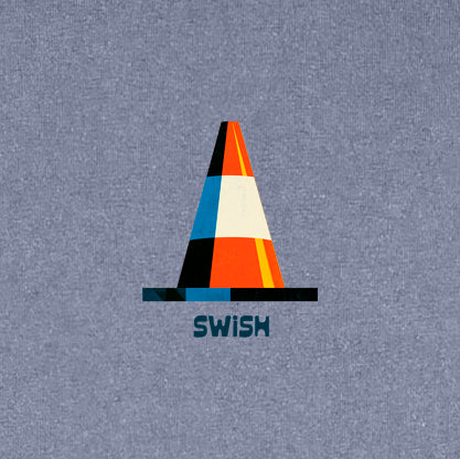 Organic Vintage Oversized Traffic Cone T-Shirt