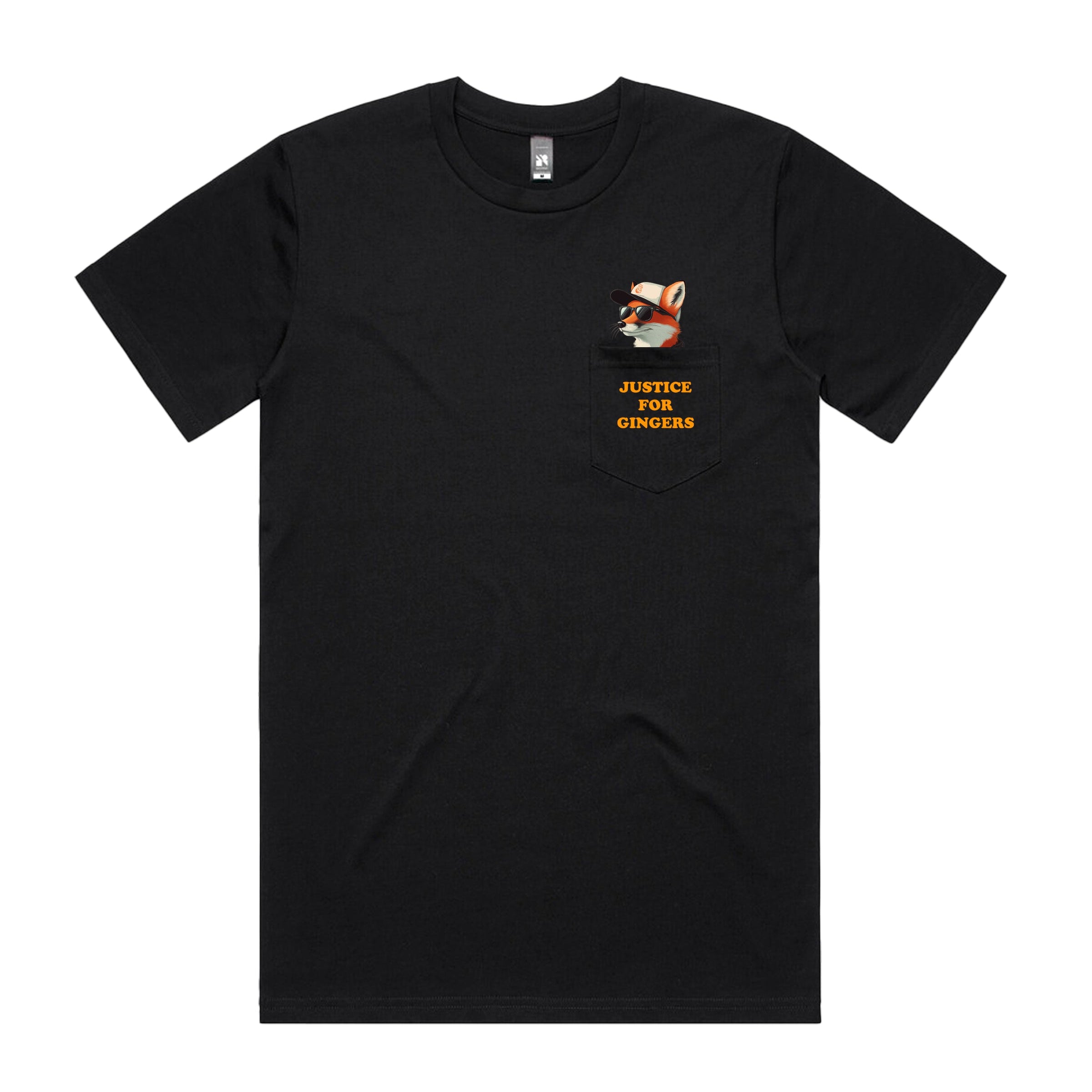 Justice For Gingers Fox Pocket T-Shirt