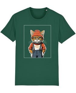 Unisex Organic Ginger Cat T-Shirt