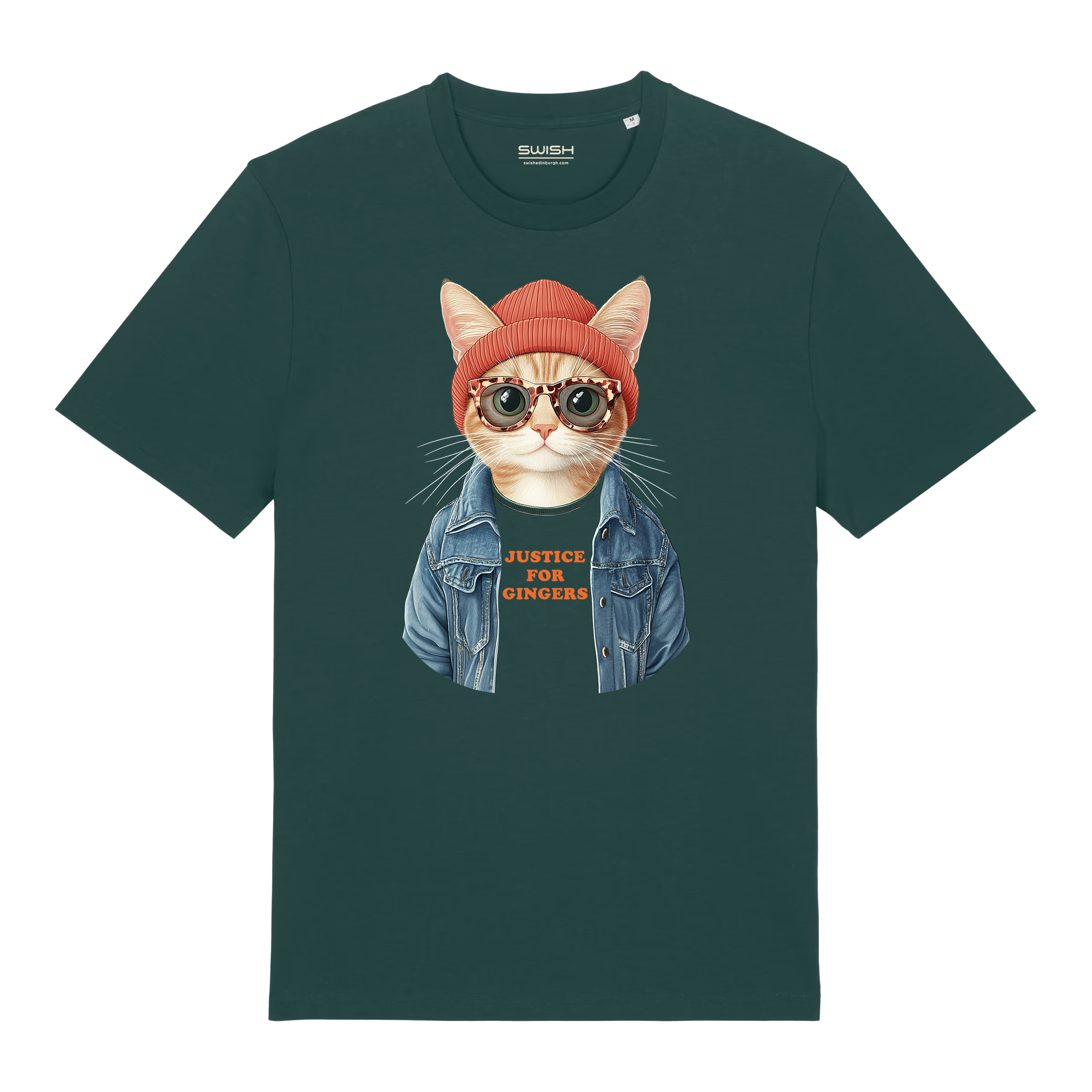 Organic Unisex Justice For Gingers Cat T-Shirt