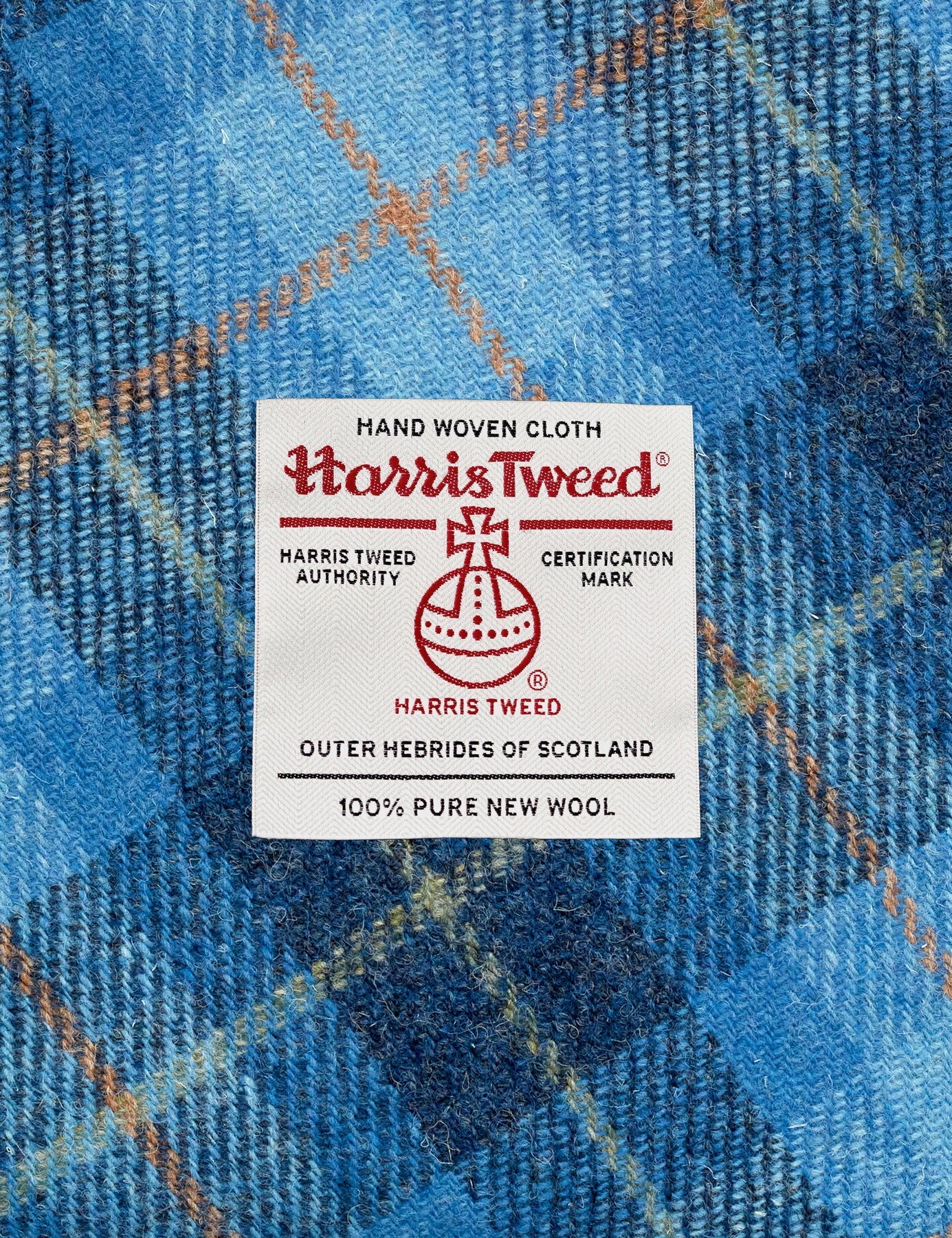 Blue Highland Cow Backpack