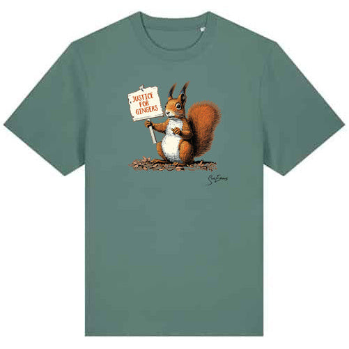 Unisex Organic JFG Squirrel T-Shirt