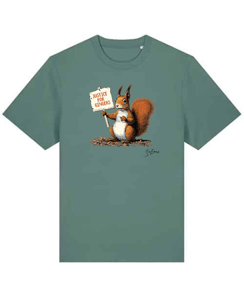 Unisex Organic JFG Squirrel T-Shirt