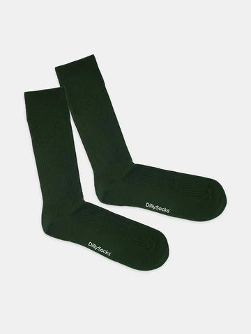 Organic Ribbed Cotton Socks