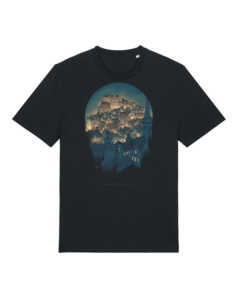 Old Town At Night T-Shirt
