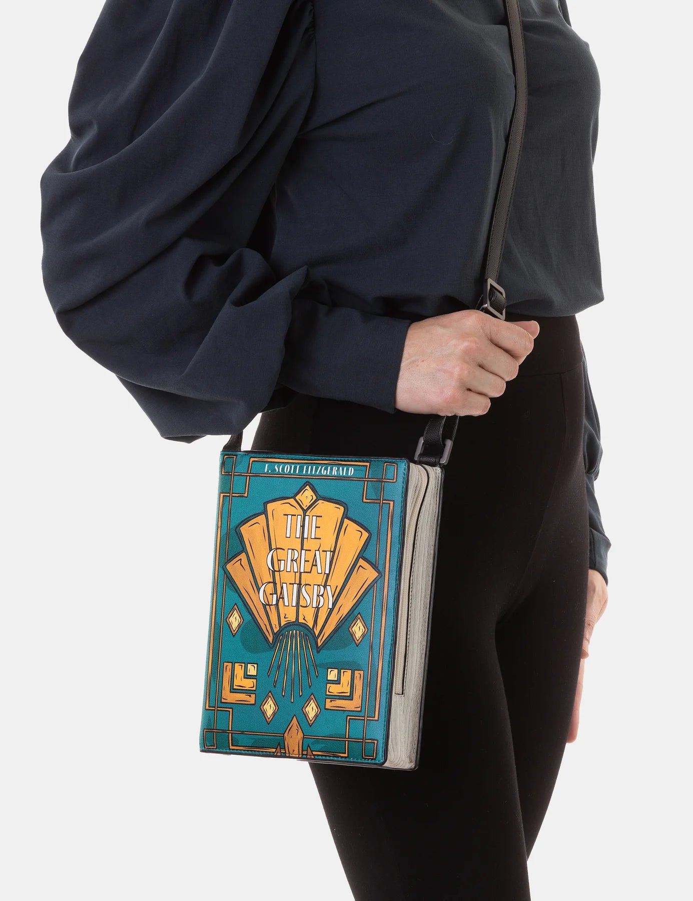 The Great Gatsby Vegan Cross Body Book Bag