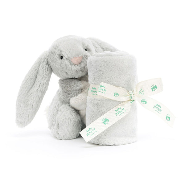 Bashful Silver Bunny Ring Rattle