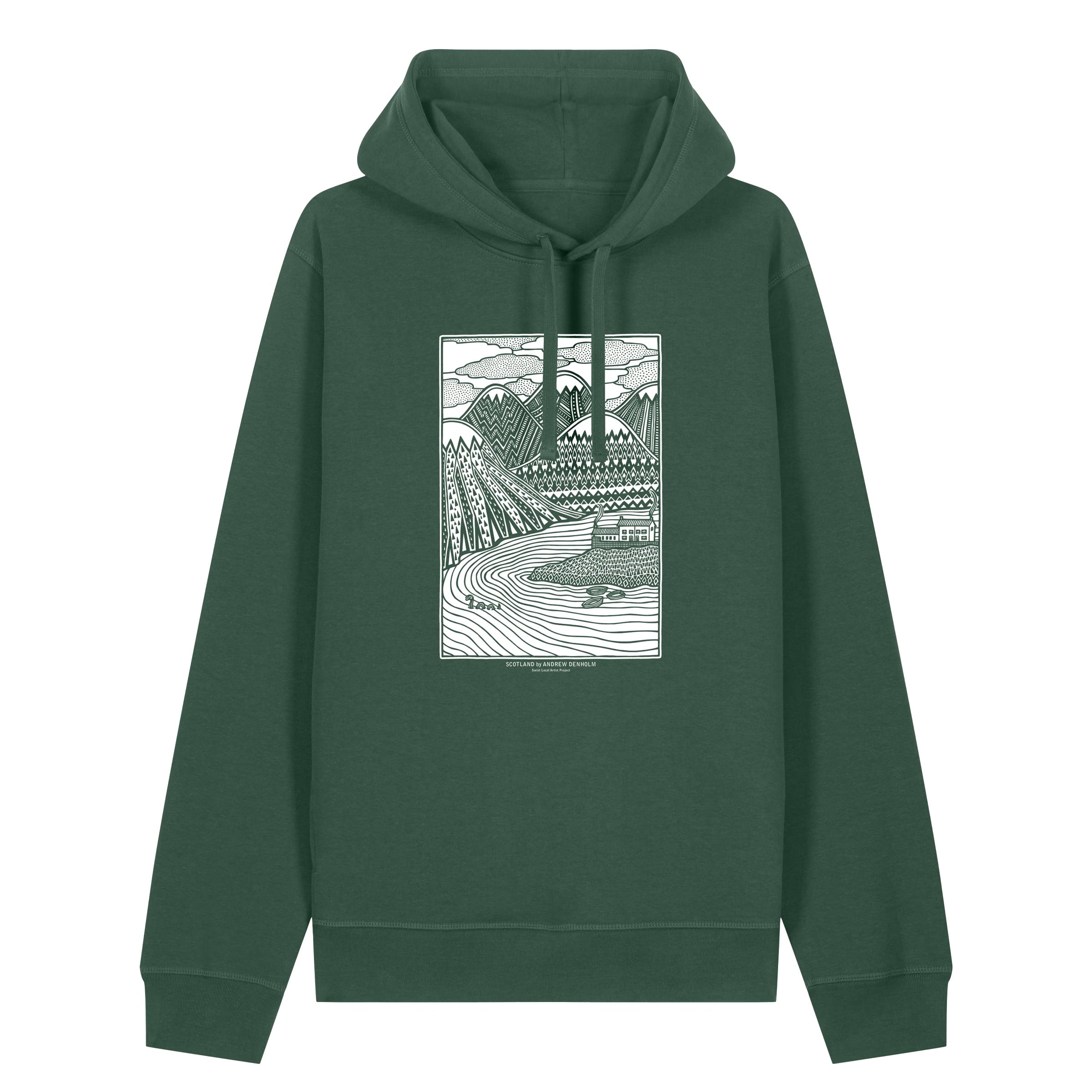 Unisex Organic Scotland Hoodie