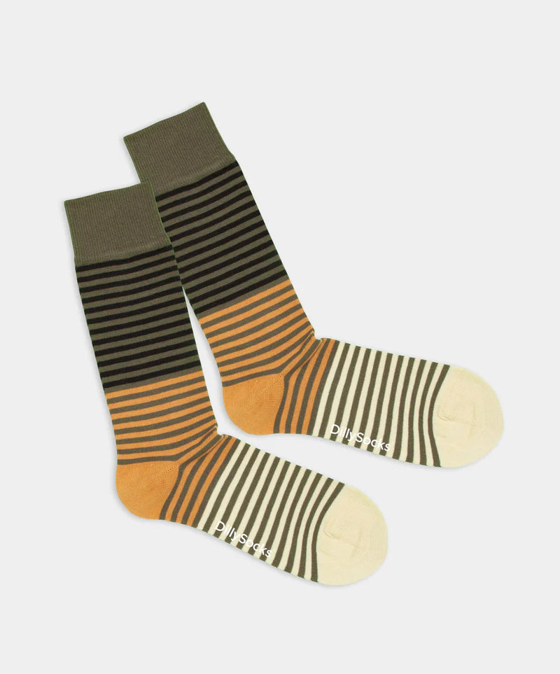 Foresty Stripes Organic Cotton Socks