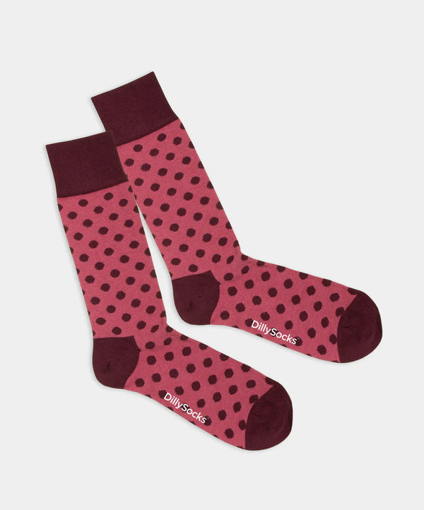 Wine in wine Dots Organic Cotton Socks