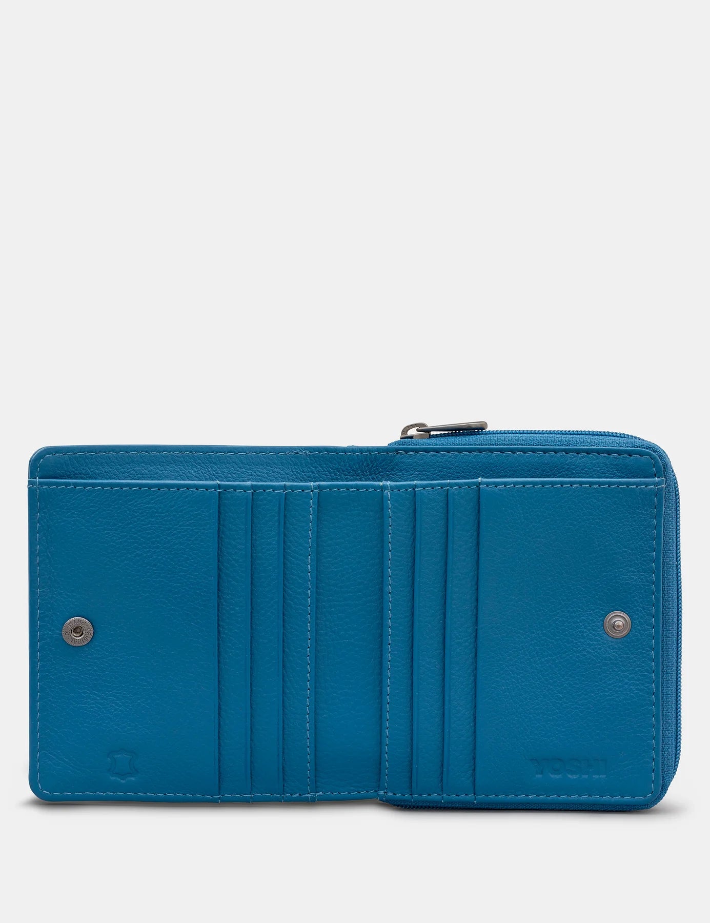 Peacock Plume Flap Over Zip Around Purse