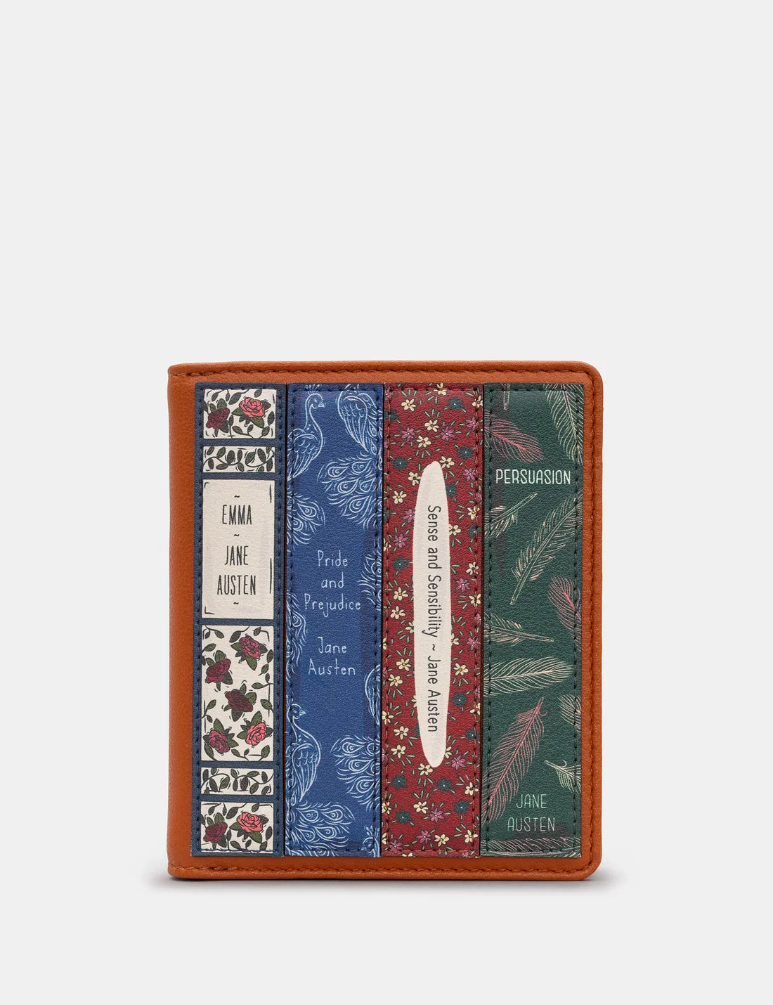 Tan Jane Austen Flap Over Purse