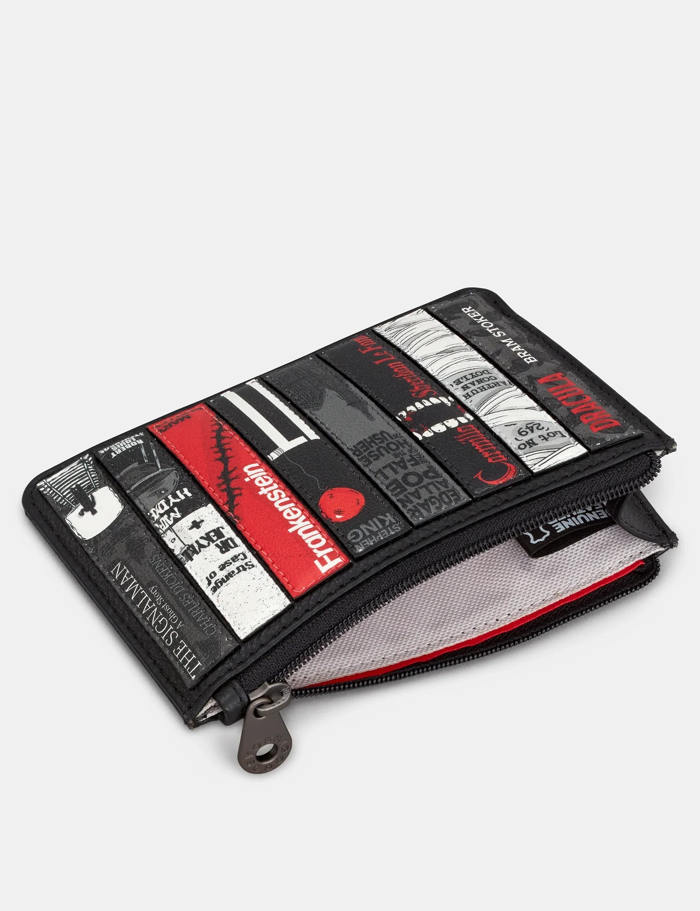 Black Bookworm Horror  Zip Top Purse