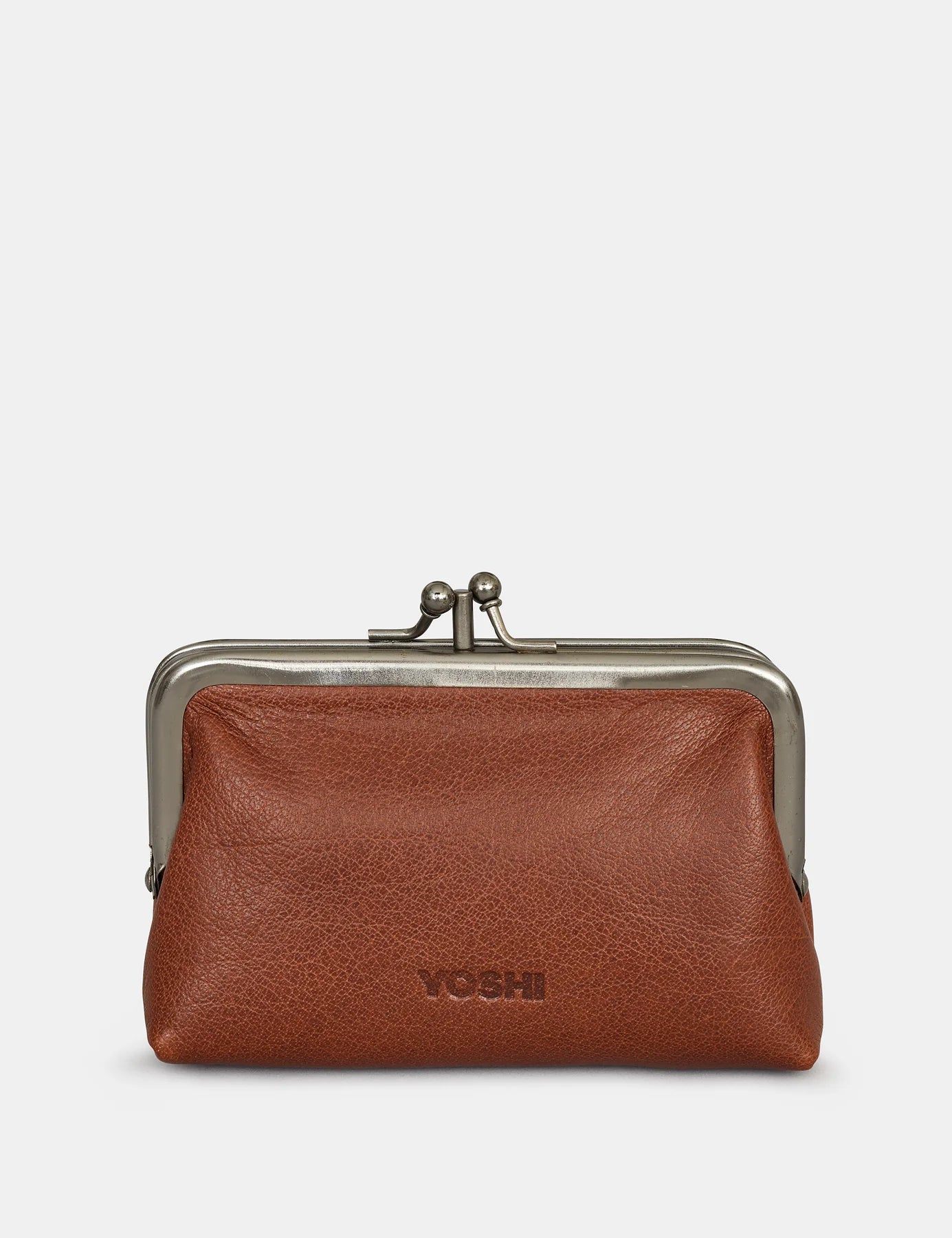 Brown + Tweed  Highland Cow Triple Frame Purse
